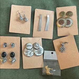 Western style earring and pendant bundle- Vtg